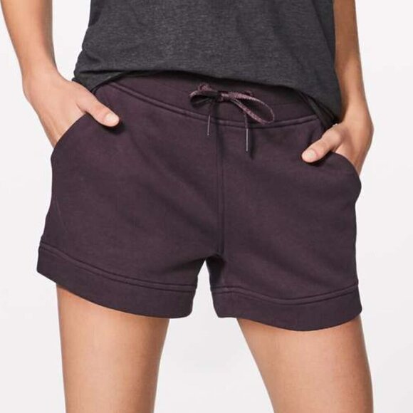 Lululemon Warm Down Short (4") - 4 Pelt - Picture 1 of 7